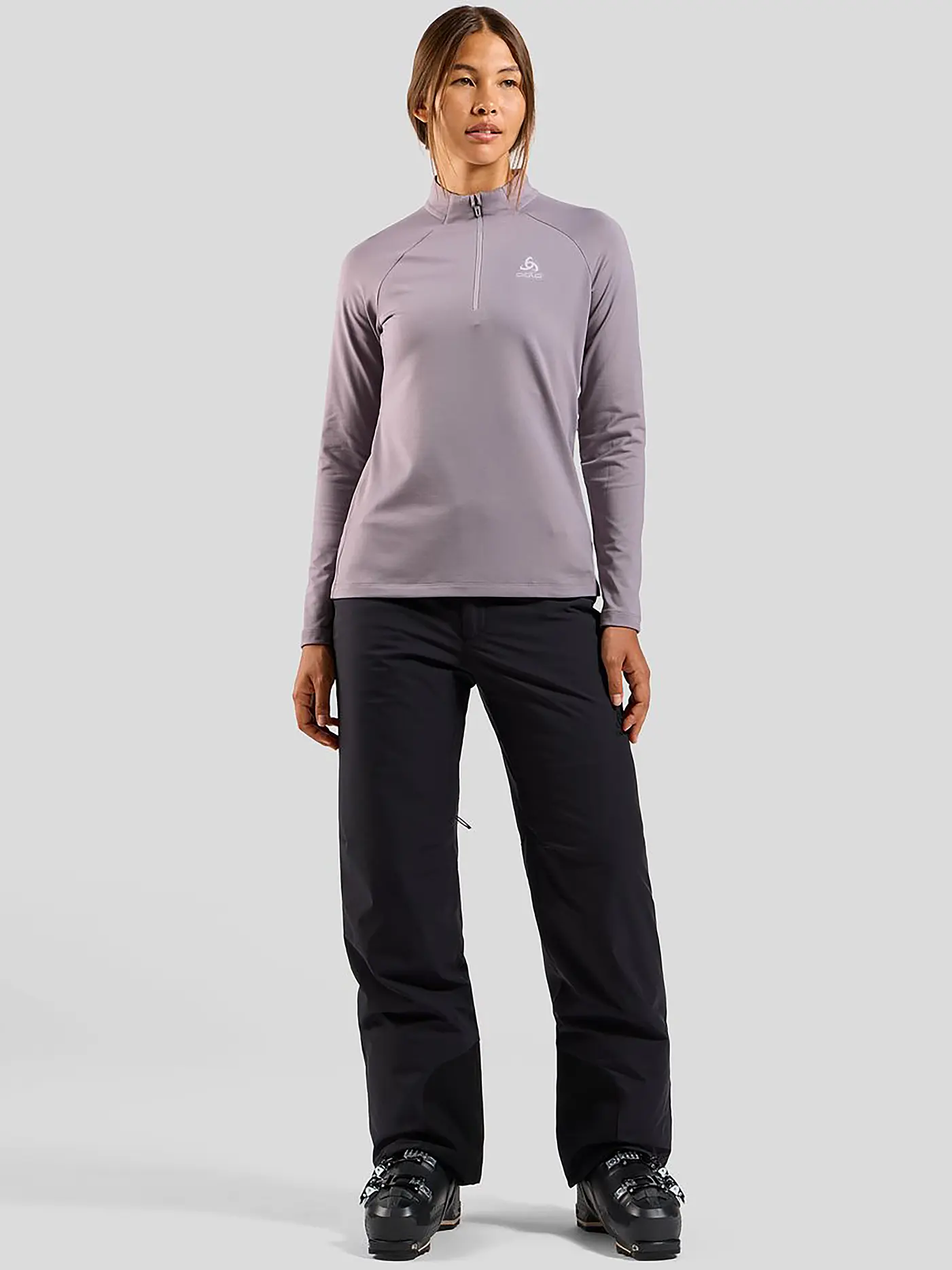 ODLO | Damen Unterzieh Zipshirt Essential Light | 